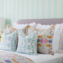 Load image into Gallery viewer, Scalloped Sham, Pink / White by Laura Park