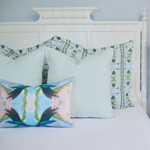 Load image into Gallery viewer, Rosemary Stripe Lagoon Microlux Sham by Laura Park