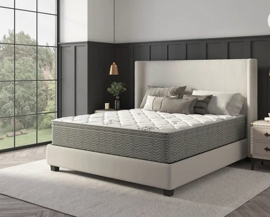 Pillow Puff Set - Mattress, Boxspring & Frame