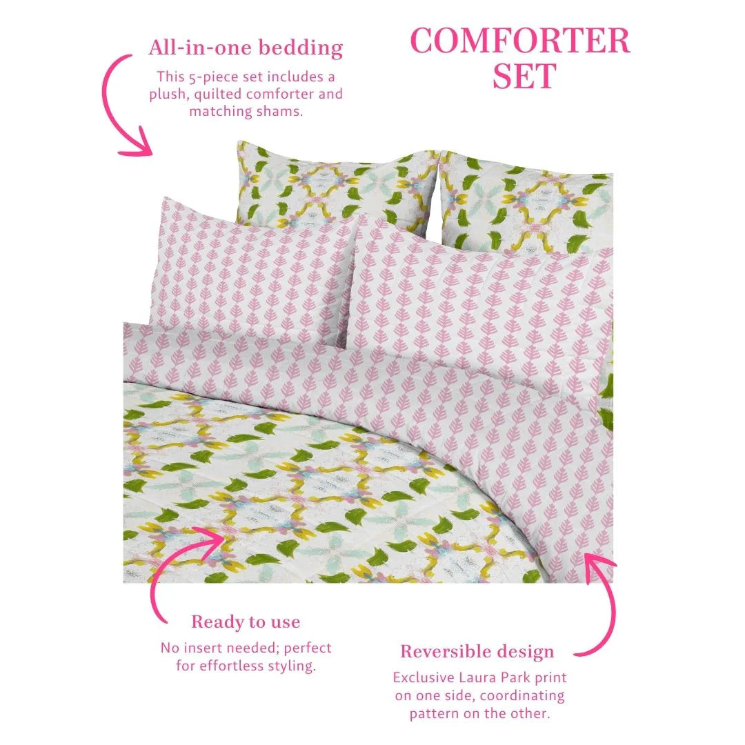 Dogwood Comforter Set by Laura Park