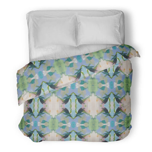 Island House Duvet Cover by Laura Park
