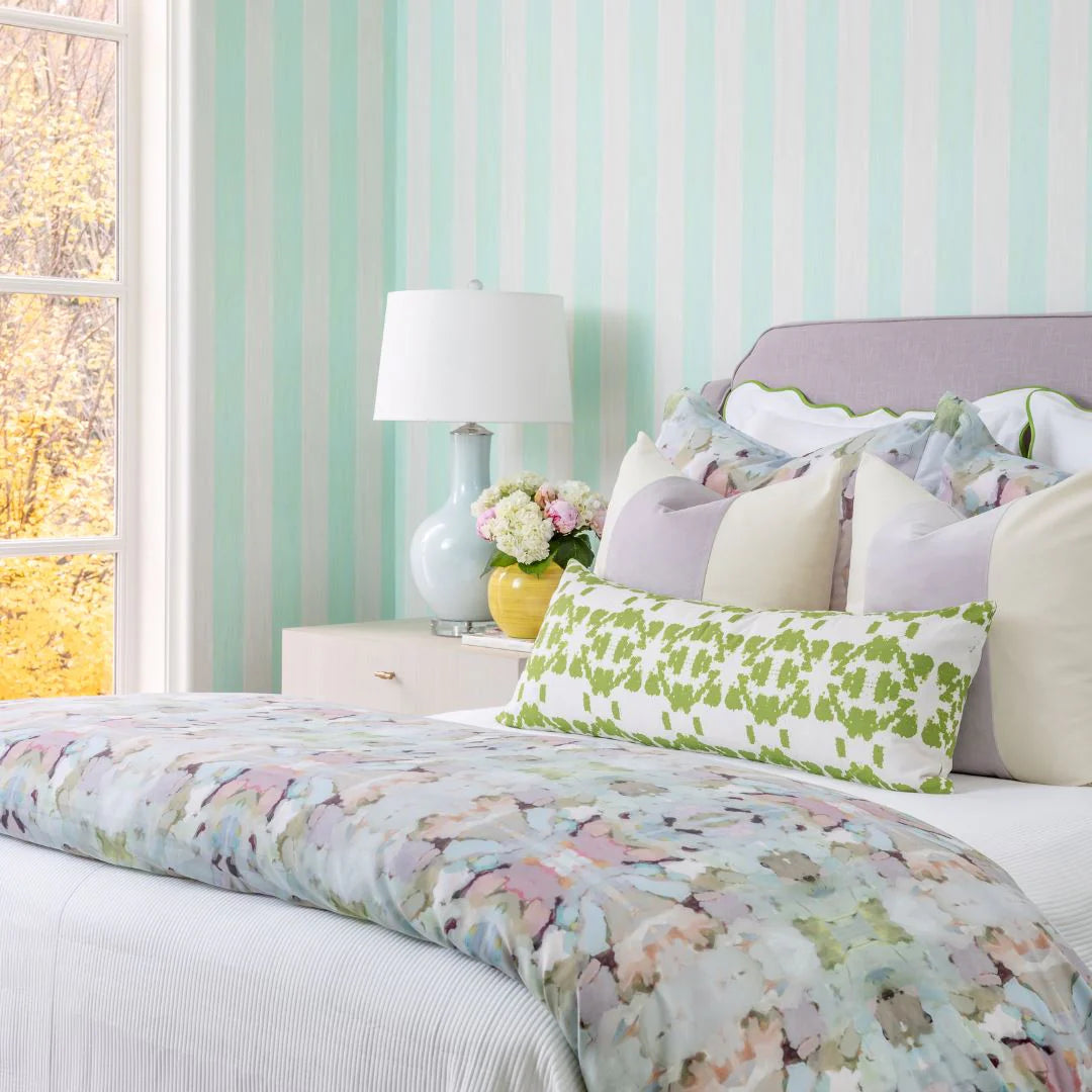 Martini Olives Duvet Cover by Laura Park