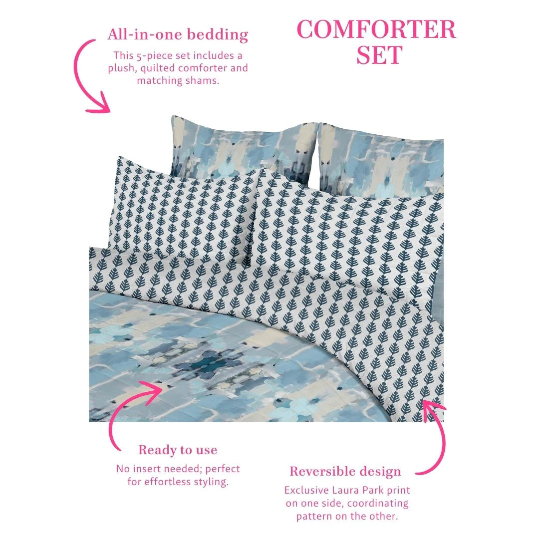 Ocean Breeze Comforter Set by Laura Park