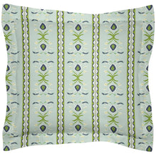 Load image into Gallery viewer, Rosemary Stripe Lagoon Microlux Sham by Laura Park

