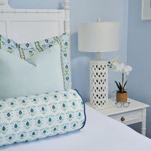 Load image into Gallery viewer, Rosemary Stripe Lagoon Microlux Sham by Laura Park
