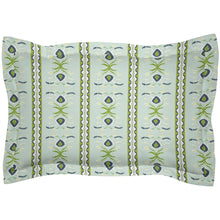 Load image into Gallery viewer, Rosemary Stripe Lagoon Microlux Sham by Laura Park
