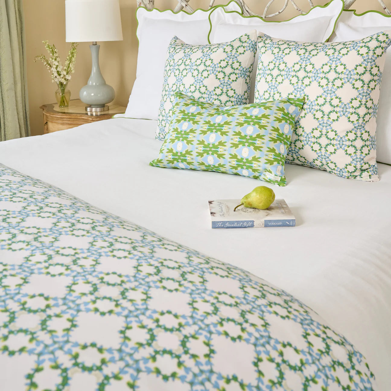 Ski Bunny Duvet Cover by Laura Park