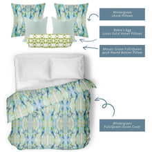 Load image into Gallery viewer, Wintergreen Duvet Cover by Laura Park
